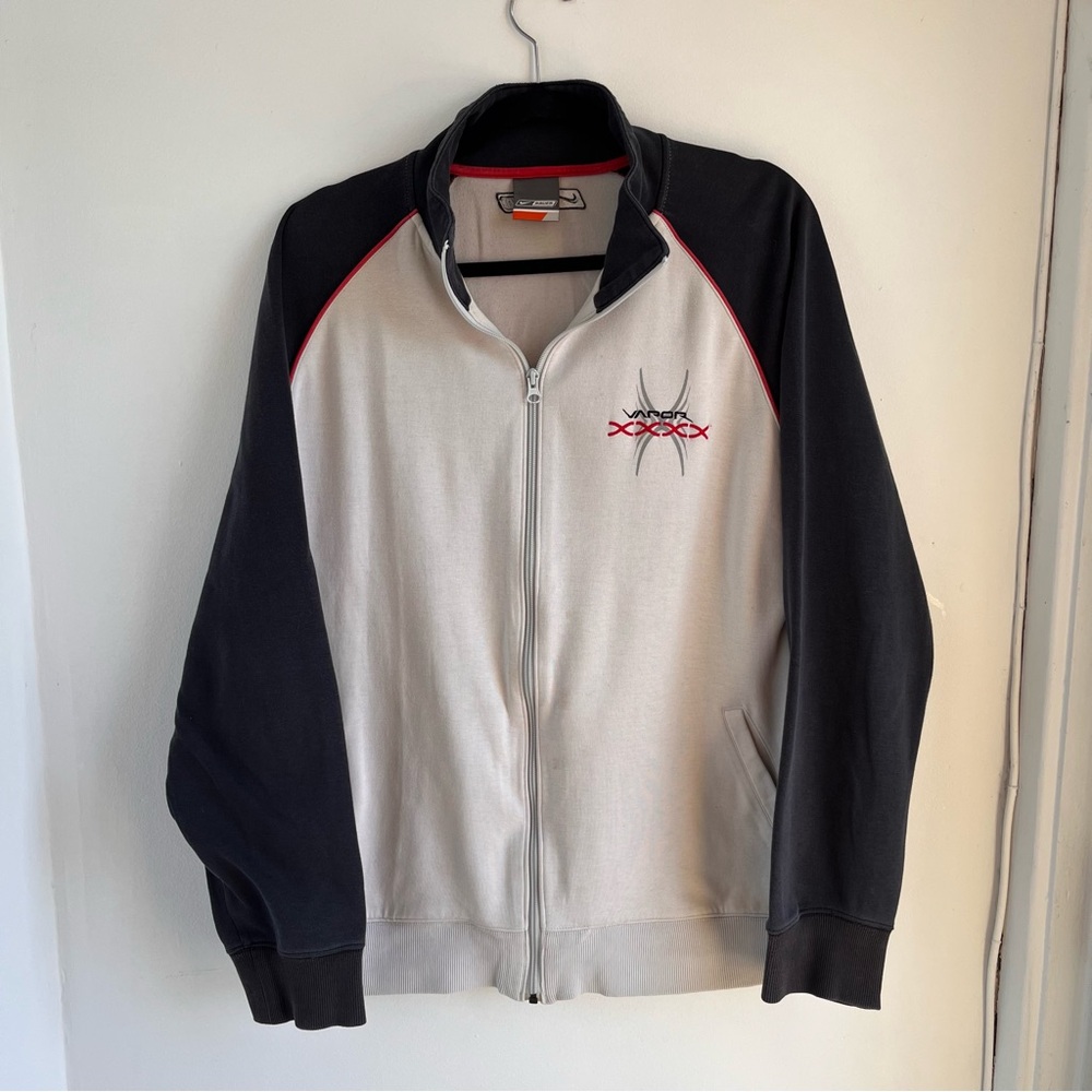 Y2K Nike‎ Bauer Hockey Vapor XXXX Full Zip Sweater Jacket Size XL Vintage